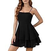 MISSMILLER Women's Backless Bow Tie Short Mini Dress 2026 Sexy Cowl Neck Homecoming Cocktail Dress for Wedding Guest