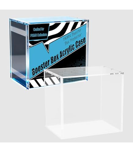 ultra pro acrylic booster box display for pokémon Amazon.com: Ultra PRO - Acrylic Display Box for Pokémon and Magic Sized  Booster Bundle Pack