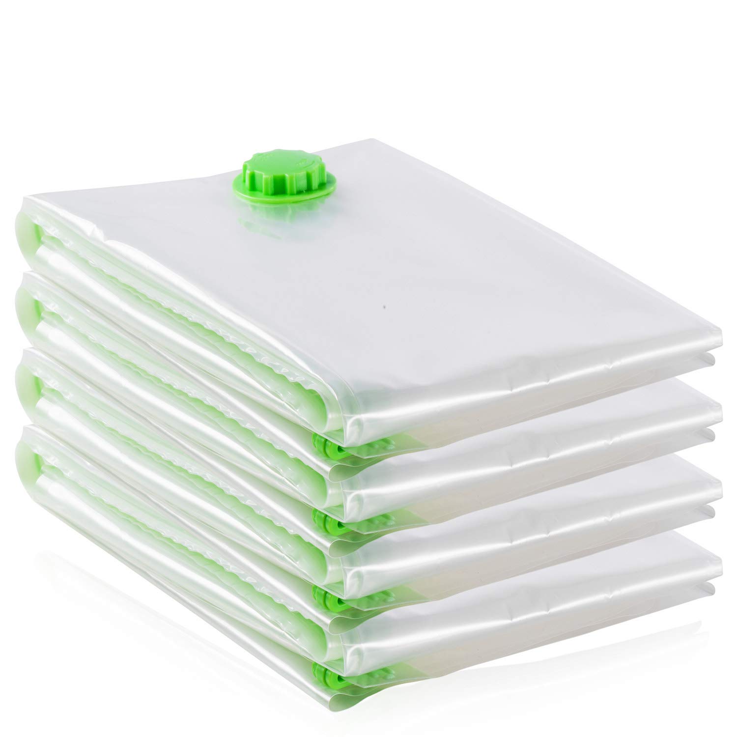 Opaza Extra Large 4 Packs Vacuum Storage Bags, Jumbo [130 x 100 cm] Airtight Space Saver Compression Bags XXL for Clothes,Duvets,Bedding