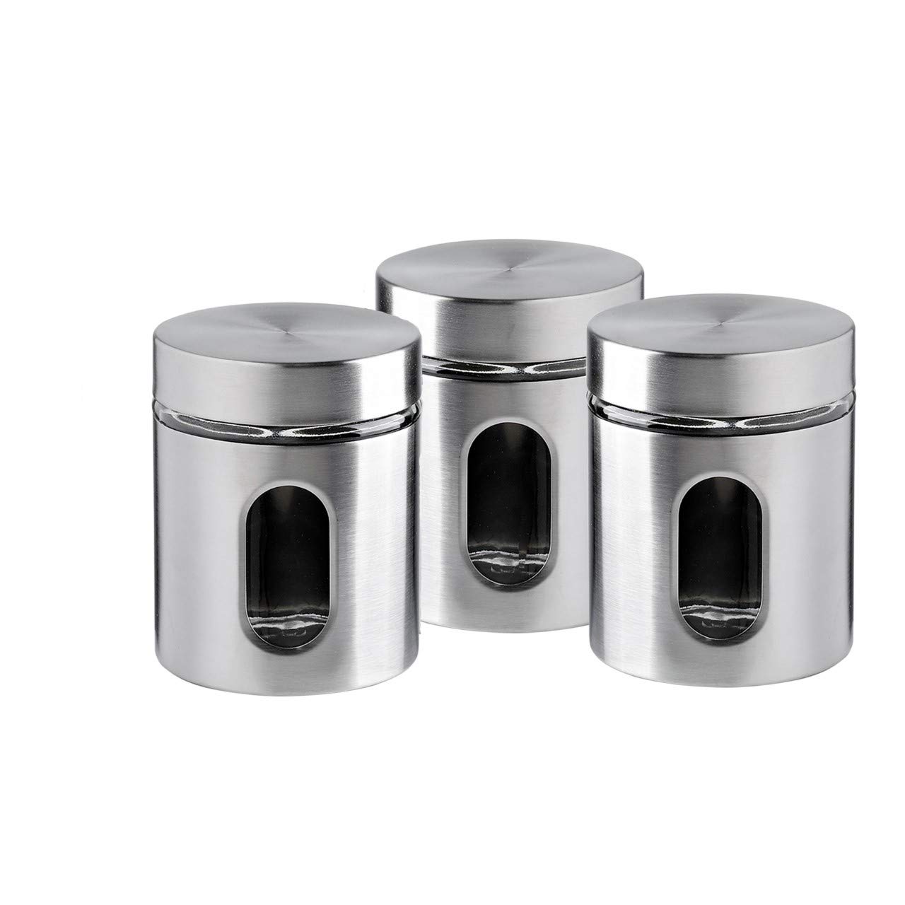 Gala Houseware 3 Piece Stainless Steel Storage Containers Set