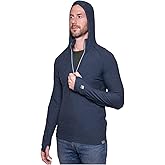 MERIWOOL Men’s Base Layer Hoodie Lightweight Merino Wool Long Sleeve Thermal