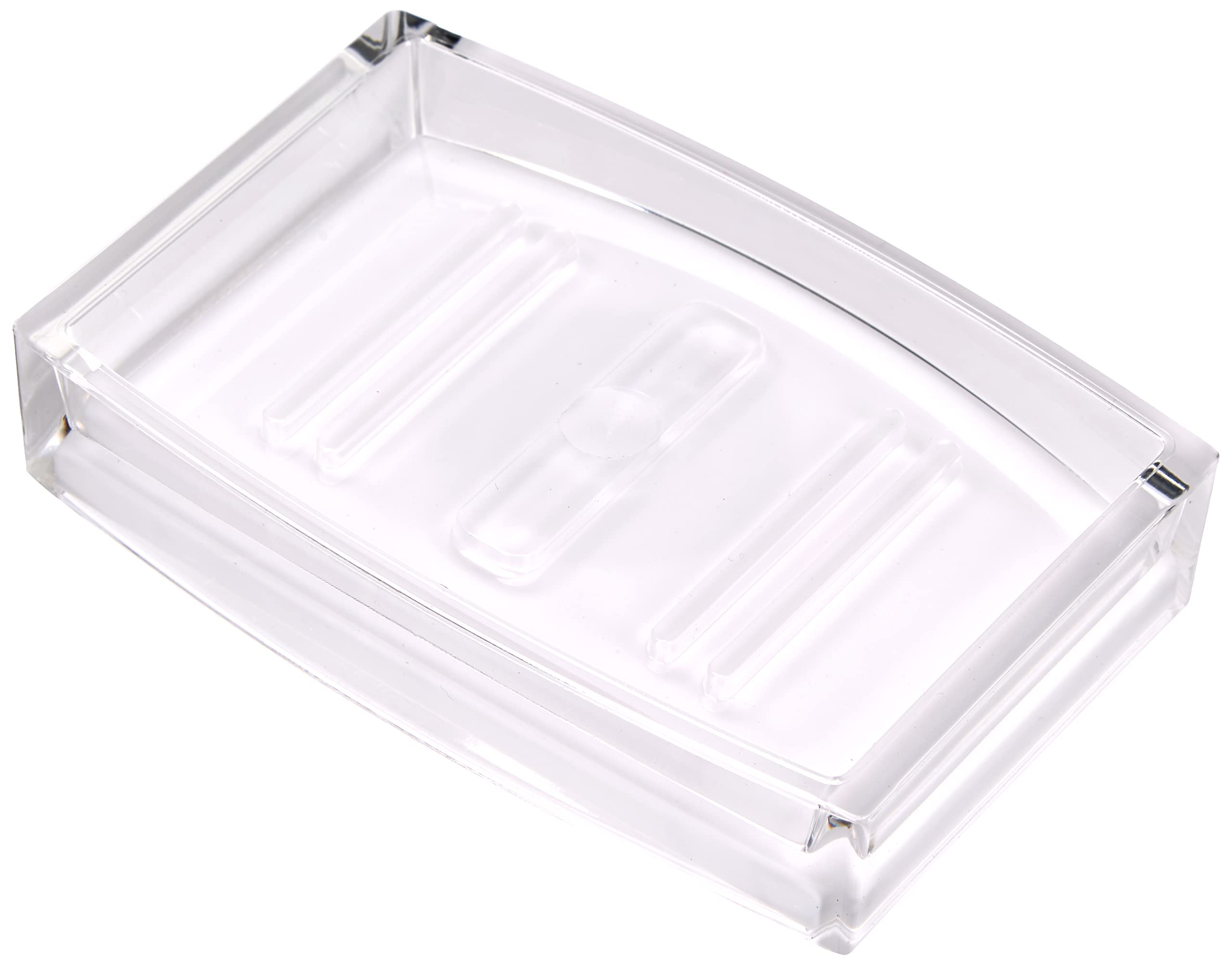 Axentia Priamos Bathroom Range 282321 Soap Dish Acrylic White