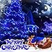 zerproc Blue Christmas Lights, 33ft 100 LED String Lights, 120V UL Certified Xmas Tree Lights for Christmas, Patio, Home, Party, Holiday, Garden, Indoor and Outdoor Decoration