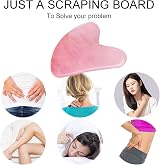 Lamkrtlp Gua Sha Tool for Face, Neck & Body - Pink Jawline Sculpting view 5