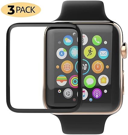 Amazon.com: Protector de pantalla para Apple Watch, paquete ...