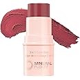 Mineral Fusion 3-in-1 Color Stick, Instant Color Pop and Blush for Cheeks, Creamy Lightweight Formula, Multi-Use Eye, Face, and Lip Makeup, Berry Glow