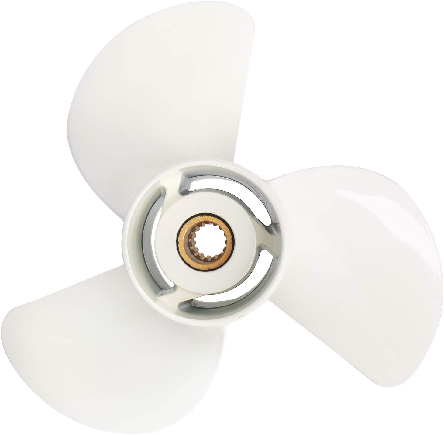 Amarine Made Boat Propeller Aluminum Alloy for Yamaha Outboard Engines 6E5-45947-00-EL : Sports & Outdoors