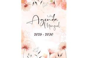 Agenda 5 Ans 2026-2030 en français: Planificateur mensuel et annuel de janvier 2026 à décembre 2030. Un cahier grand format a