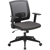 Lorell Soho Mid-Back Task Chair, Black