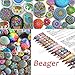 beager Acrylic Paint Pens 0.7mm for Rocks Painting, Ceramic, Glass, Wood, Fabric, Canvas, Mugs, DIY Craft Making Supplies, Etra-fine Drawing Paint Marker Pens