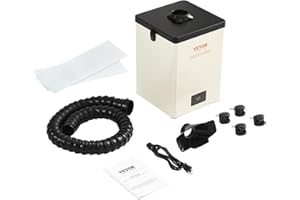 VEVOR Solder Fume Extractor, 150W Soldering Smoke Extractor with 3-Stage Filters, 332 m³/h Strong Suction Smoke Absorber and 