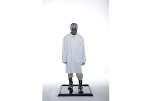 Wearwell Natural Rubber 222 Anti-Fatigue Footbath Mat, for Food Processing Facilities, 2 1/2" Edges, 2 1/2in x 30.75in x 37in, Black, 31" x 37" x 2.5"