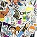 69pcs American Animation Cartoon for Laptop Stickers Motorcycle Bicycle Skateboard Luggage Decal Graffiti Patches Waterproof Stickers