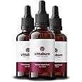 Vittaburn (3 Pack Weight Loss Support Drops – Boost Metabolism, Control Cravings & Burn Fat Naturally, Fast-Absorbing Liquid Supplement, Pure Plant-Based Formula for Healthy Weight (270 Servings)