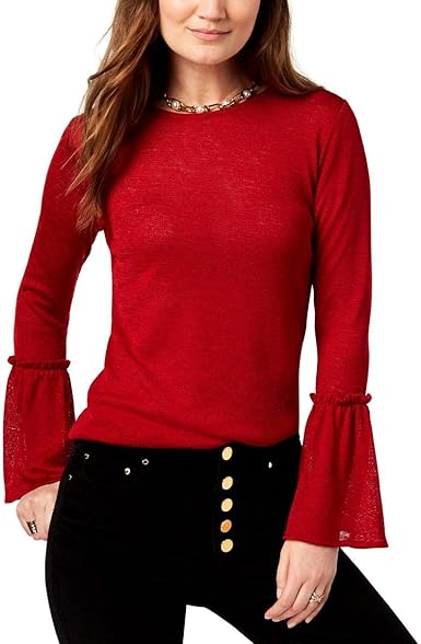 michael kors blouses red