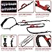 Hands Free Bungee Leash + Dual Dog Leash Coupler Kit Multifunctional + Retractable Traffic Jogging Hiking Leash & Reflective Pet Leash • Adjustable Body System + Padded Handles • Take Yankee