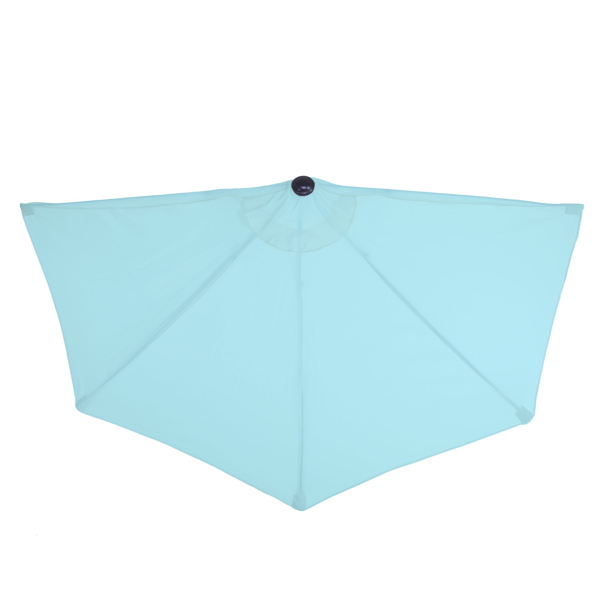 Pure Garden 9' Half Round Patio Umbrella, Blue