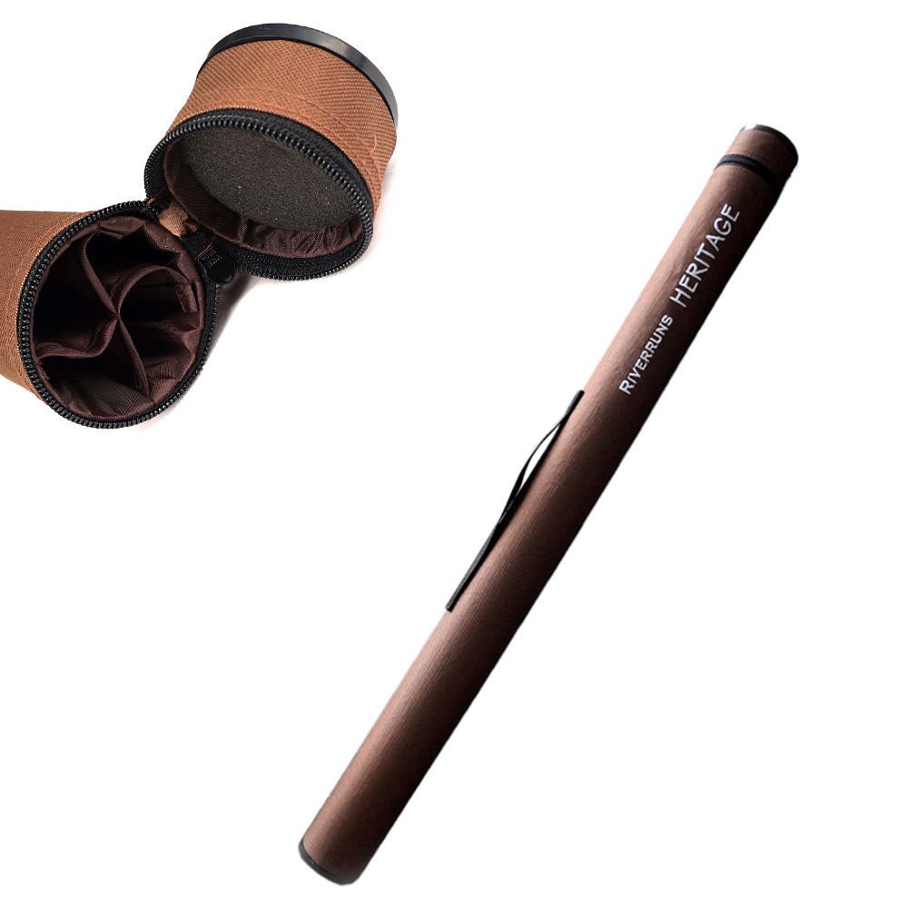 Carryストラップ Aventikintハードcordura釣りロッドチューブロッドケース4コンパートメントwith B0792wwfhs センチメートル 6 3 ロッドケース 超高品質で人気の