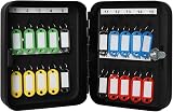 Parrency Security Metal Key Box 20 or 48 Key Hooks Wall Mount Cabinet view 4