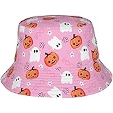 Halloween Bucket Hat for Women Men Watercolor Gothic Skull Hat Holiday Party Cap Outdoor Travel Sun Caps