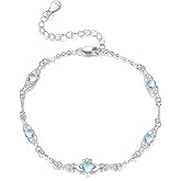 Claddagh Bracelet S925 Sterling Silver Moonstone Irish Claddagh Bracelet Celtic Knot Braceletes Heart Celtic Jewelry For Women Female Lover Gifts