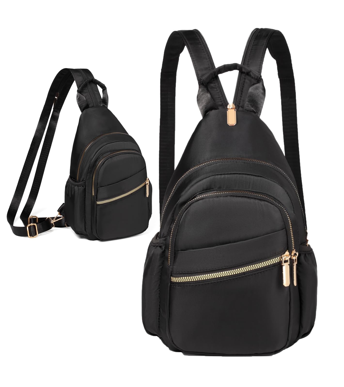Photo 1 of Xsecnua Small Crossbody Sling Bag for Women, Mini Backpack Sling Backpack Convertible, Chest Bag for Hiking Daypack