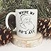 Where My Hoes At Santa Mug - Merry Christmas Mug - 11OZ Coffee Mug - Holiday Mugs – Cute Xmas Mug, Funny Christmas Mug - Perfect Gift for the Holidays- By AW Fashions