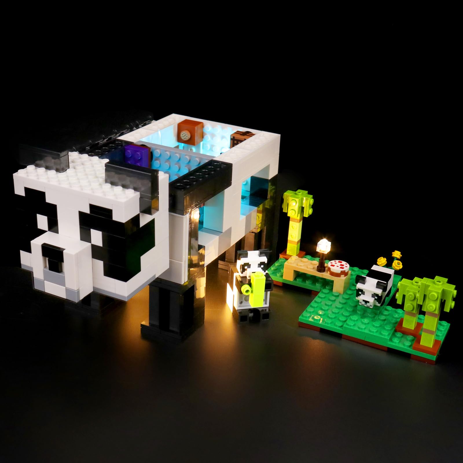 Led Light Kit for Lego Minecraft The Panda Haven, Led Lighting Set for Minecraft Lego 21245 The Panda Haven - Not Include Models, Just Light Set — image 1