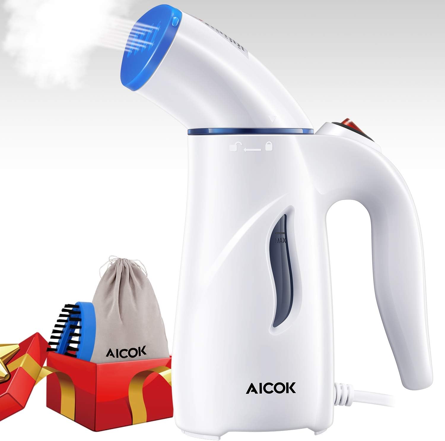 AICOK Clothes Steamer, Upgraded Model 25S Fast Heating Handheld Steamer