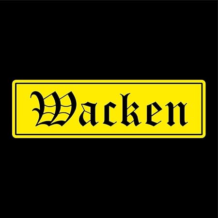 Shirtblaster Wacken Städte Auto Aufkleber Sticker 5cm x 17cm