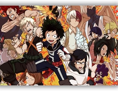 Amazon Co Jp 300 500 1000ピースパズル アニメマイヒーロー漫画のパズルアダルト解凍インテリジェンスのパズル玩具 W 04 25 Color B Size 300p ホーム キッチン