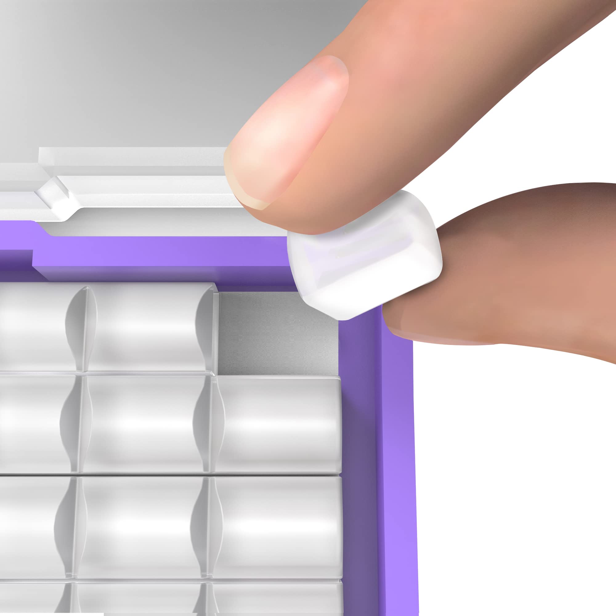 GUM Orthodontic Wax for Braces and Dental Devices - Soothing Dental Wax with Vitamin E and Aloe Vera - Clear Color and Refreshing Mint Flavor (Pack of 1)