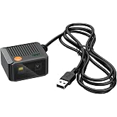 Symcode 2D Barcode Scanner - Fixed Mount, Ultra-Rugged Metal Cover, Auto Sensing 1D 2D QR Code Scanner