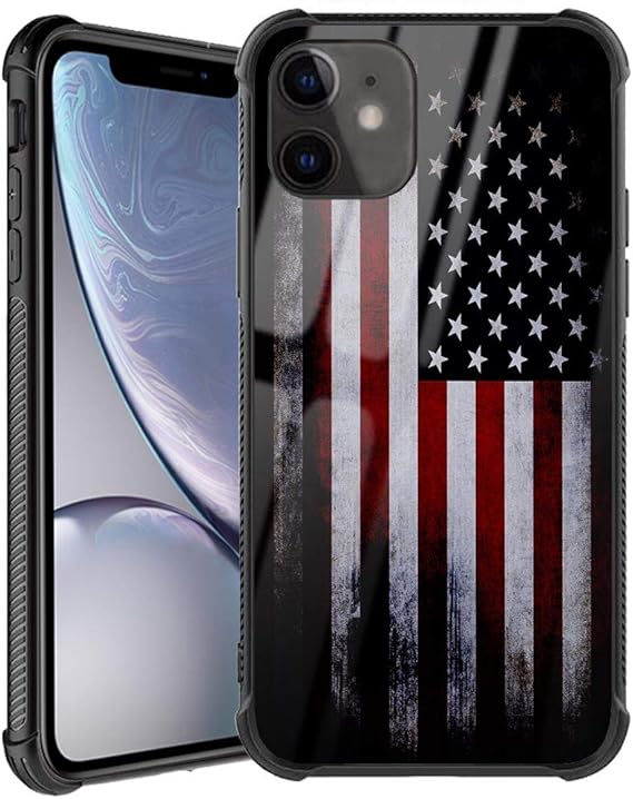 Amazon Com Doulounan Iphone 11 Case American Flag For Men Boys