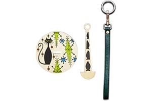 GISMTR Portable Wrist Yarn Holder, Wooden Wrist Yarn Holder, Wooden Twirling Mechanism Spinning Needles for Knitting Crocheting Presents for Craft Lovers (H)