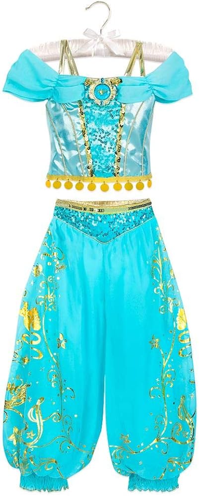 Disney Jasmine Costume for Kids - Aladdin Multi: Clothing