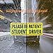 BOKA Student Driver Magnet Safety Sign Vehicle Bumper Magnet - Car Vehicle Reflective Sign Sticker Bumper for New Drivers - Set of 3