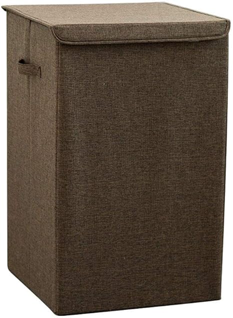 BASKET Cestas de lavandería, marrón Moda Cubo de lavandería a prueba de