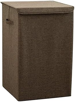 BASKET Cestas de lavandería, marrón Moda Cubo de lavandería a prueba de