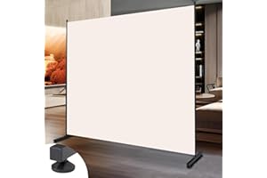 HOMSCREENER Room Divider 6FT Single Panel Privacy Screen, 71'' Wide Fabric Indoor Room Divider Wall Divider for Room Separation, Portable Room Partitions and Dividers Freestanding Temporary Wall Room Separators