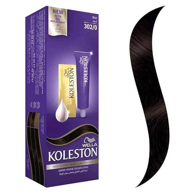 Buy Wella Koleston Hair Color Cream Black 302/0 Online at Low Prices in