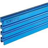 POWERTEC 71489 Multi T-Track Fence with Measure Left to Right, 3&rdquo; High x 24" Long Multi Track