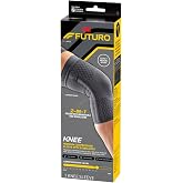 FUTURO Premium Compression Knee Sleeve with Stabilizers, Removable Stabilizers, Advanced Customizable Compression Sleeve, for Mild Arthritis, Swelling, Soreness, Sprains, and Strains, Large