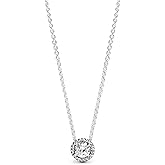 PANDORA Classic Elegance Necklace, Sterling Silver, Clear Cubic Zirconia, 17.8 IN