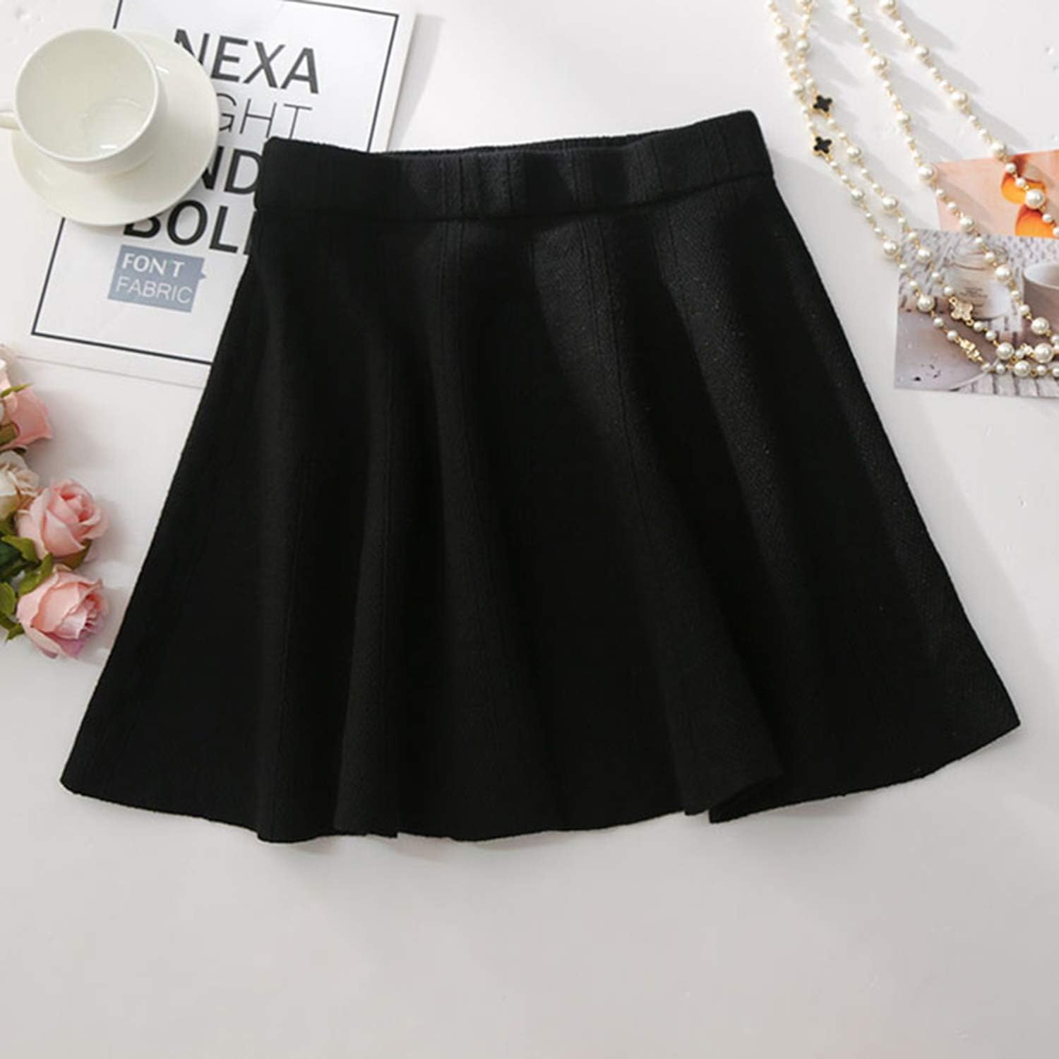 amazon ladies black skirts