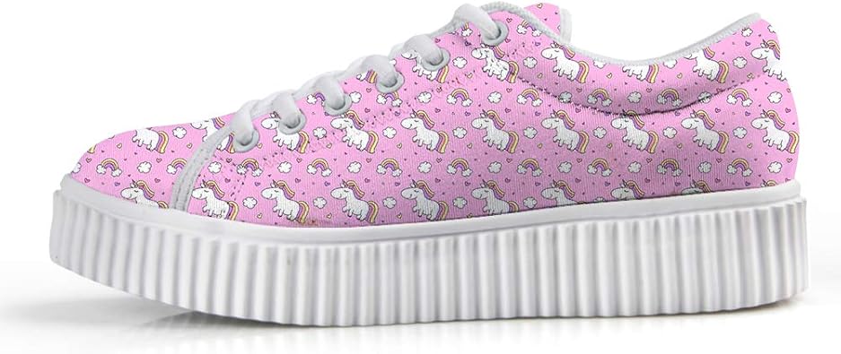 rainbow cloud platform shoes