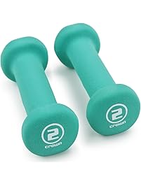 Crown Sporting Goods Pair of Neoprene Body Sculpting Hand Weights