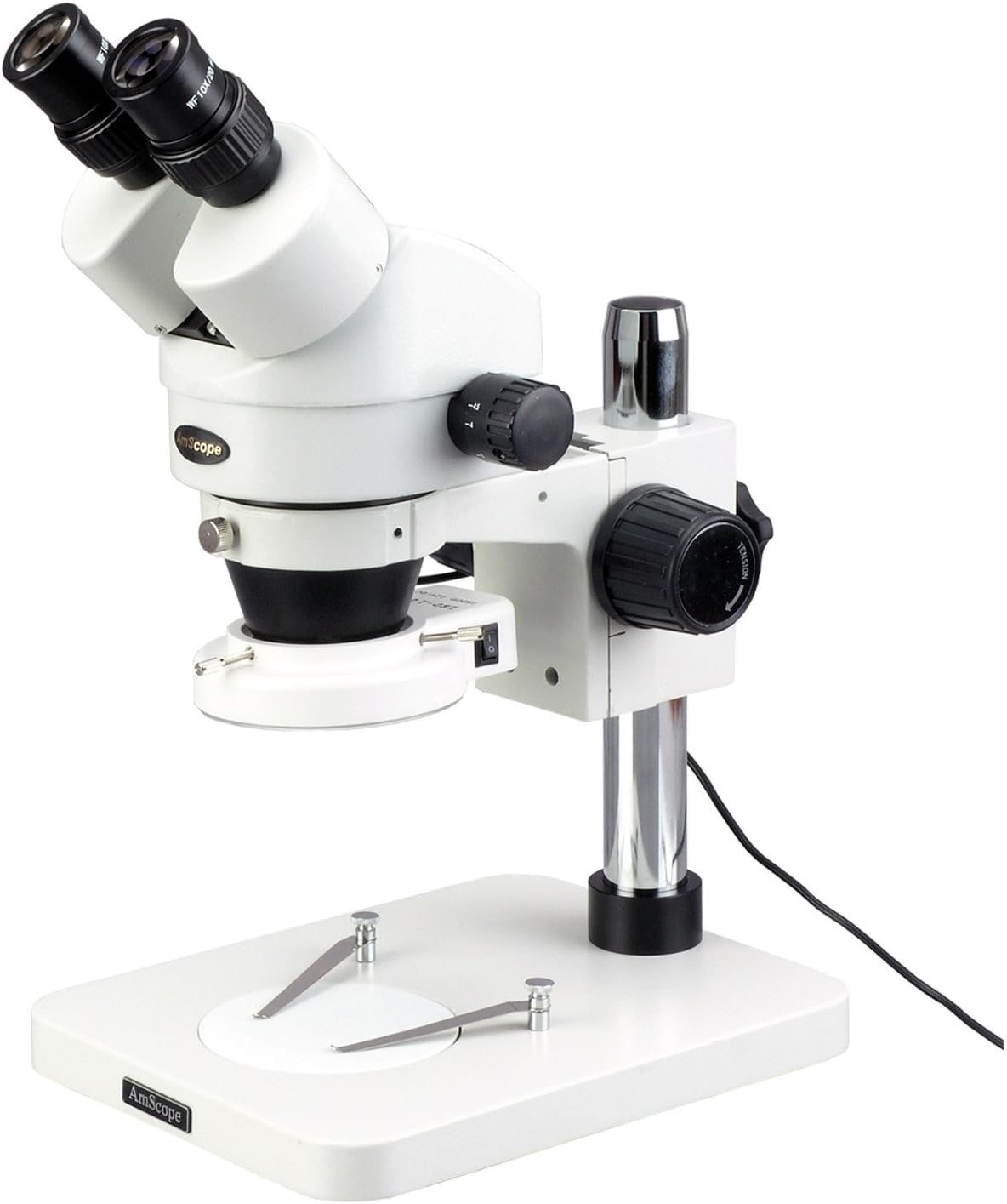Amazon Com Amscope 3 5x 90x Inspection Dissecting Zoom Power Stereo Microscope With 64 Led Light Camera Photo