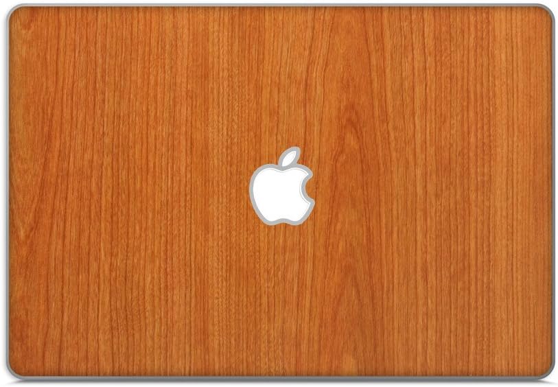 iCarbons Light Wood Grain Vinyl Skin for MacBook Pro 15" Retina (Mid 2012 - Mid 2016) Full Combo