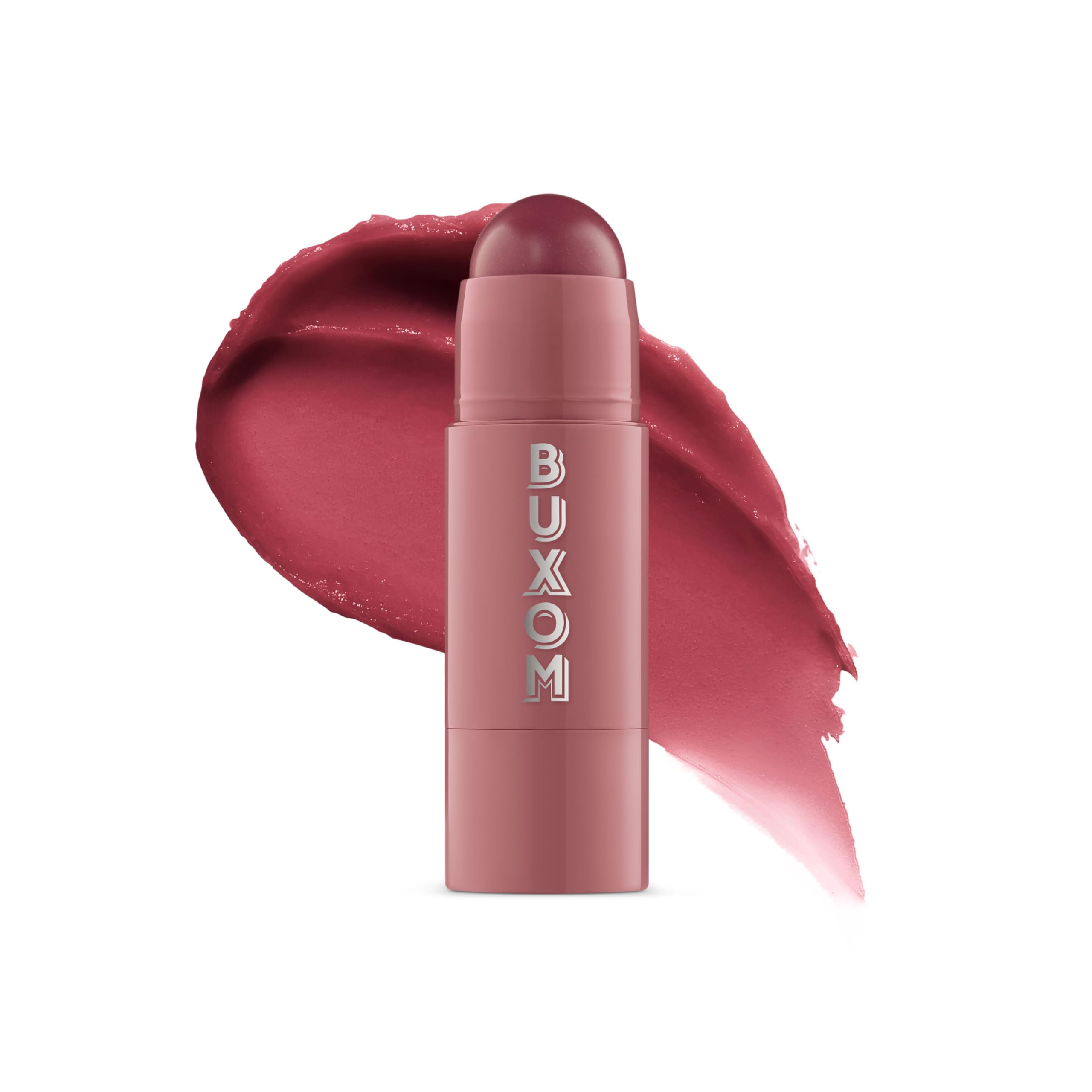 Buxom Power-Full Plumping Lip Balm, Tinted Lip Balm Plumper, Enhancing Lip Moisturizer, Hydrating & Smoothing Peptide Lip Treatment, Cruelty-Free